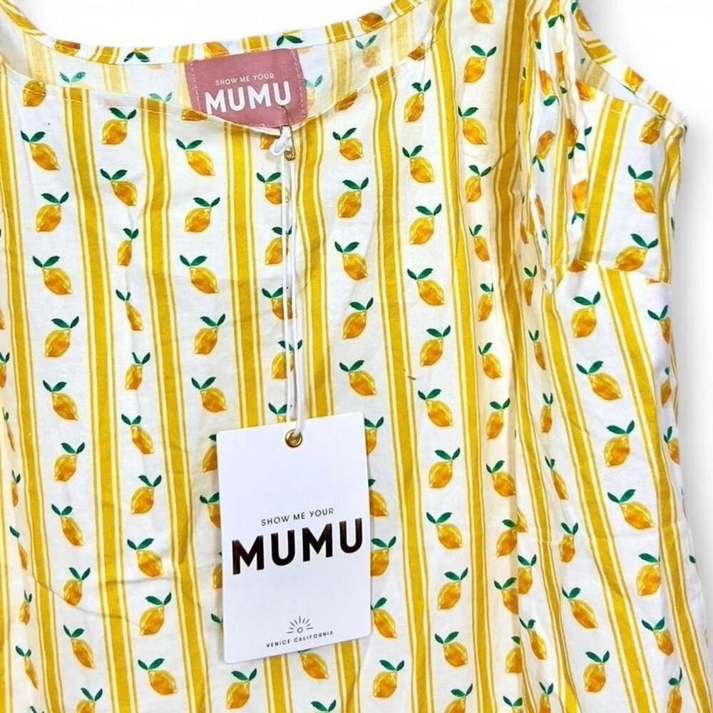 Show Me Your Mumu NWT 🍋 Britt Bow PJ Tank/Shorts‎ Set - Picture 3 of 8